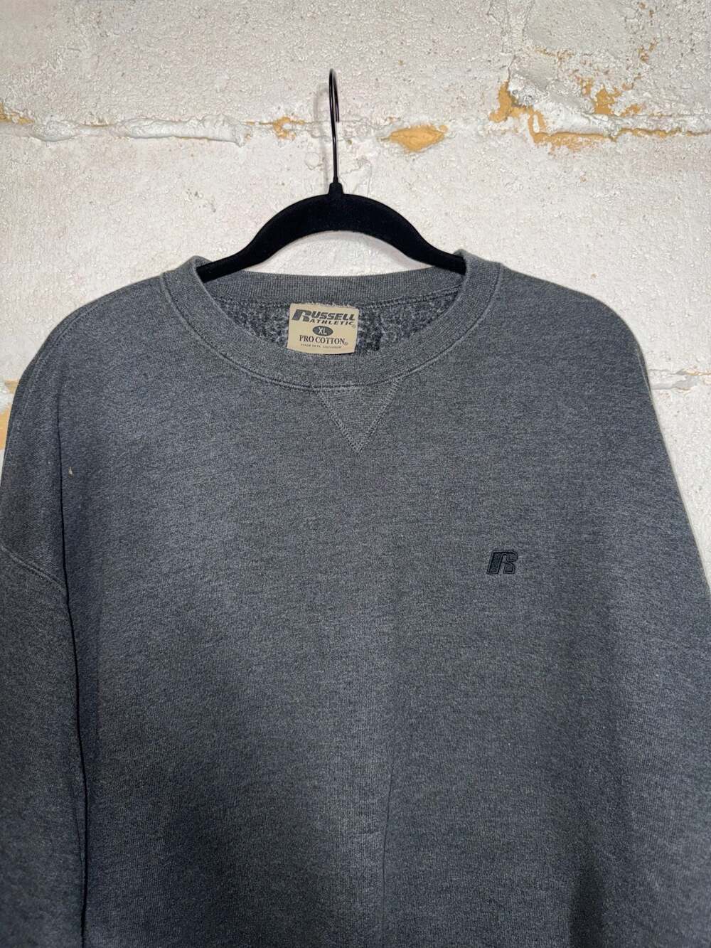 Vintage Russell Athletic Pro Cotton Gray Crewneck Sweatshirt XL